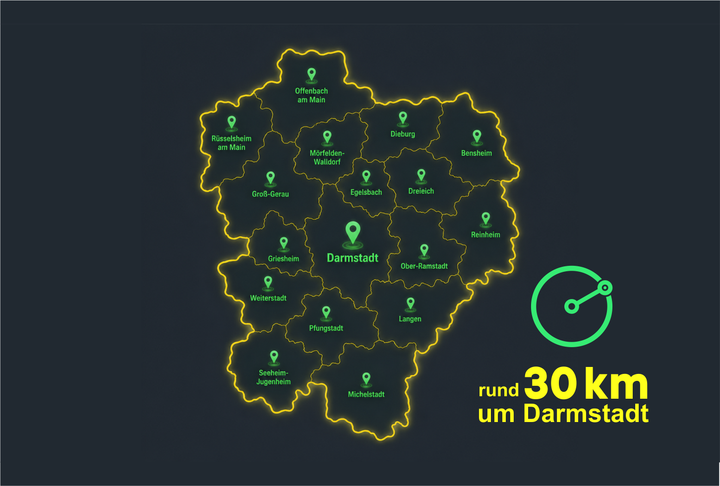 Regions of Darmstadt